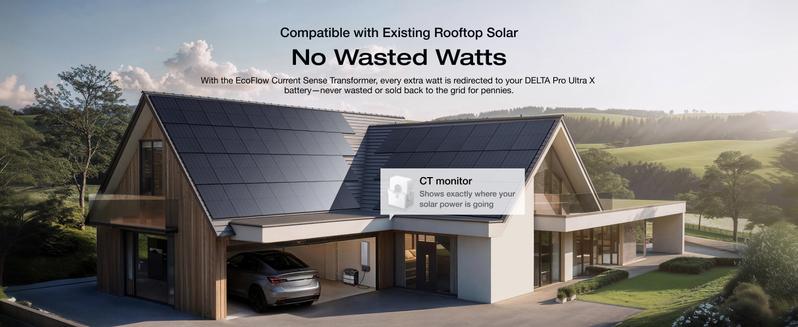 EcoFlow DELTA Pro Ultra X 12000Wh Whole-Home Power StationEF ECOFLOW 12288Wh Power Station: Delta Pro Ultra X (1x Inverter + 2 x Batteries), 12000W Solar Generator for Home Battery Backup, Expandable to 180kWh, Outdoor & Camping Battery Power Supply