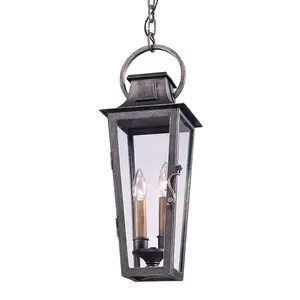 Elegant Parisian Square Outdoor Hanging Light Fixture For Patios, Gardens, And Porches