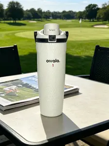 Owala FreeSip 30oz Golf Stainless Steel Insulated Water Bottle, Leak-Proof & BPA-FREE, Perfect For Sports Enthusiasts And Business Trips, Holiday Edition Water Cup
