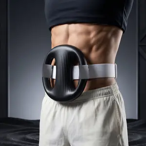 YXD18 mini muscle training fascia ring, 2026 new model with 12 mode changes, upgraded adjustable straps, fits waist up to 55 inches, suitable for relaxing waist and back muscle training.