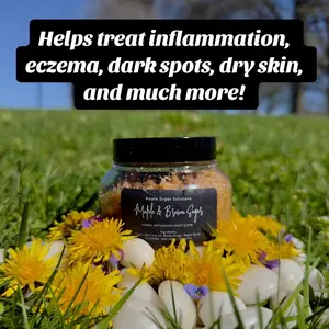 Maple Sugar Solutions + Maple & Brown Sugar + Turmeric and Honey Nails Skin Care Body Care Skin Repair Soothing Gentle Exfoliant Cosmetic Cleanser Cleansing
