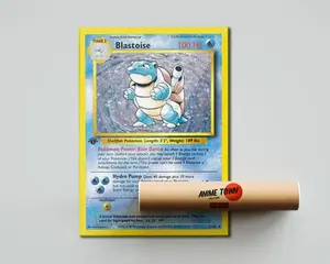 Pokemon Blastoise Card Poster