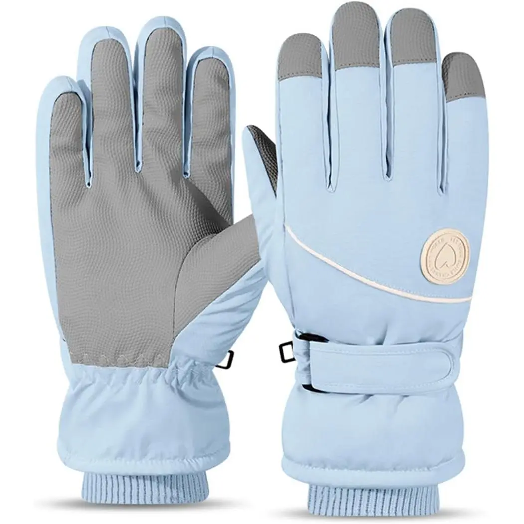 Winter Snow Gloves Ski Gloves Women Waterproof, Touchscreen Warm Glove for Ski Snowboard Snowmobile in Cold Weather