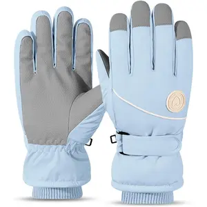 Winter Snow Gloves Ski Gloves Women Waterproof, Touchscreen Warm Glove for Ski Snowboard Snowmobile in Cold Weather