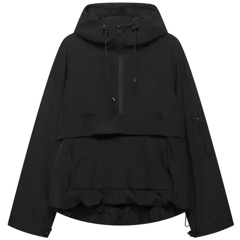 Women's Waterproof Windproof Hooded Jacket, Casual Long Sleeve Zip-Up Coat, Fall & Winter Outerwear, Ladies Fashionable Coat