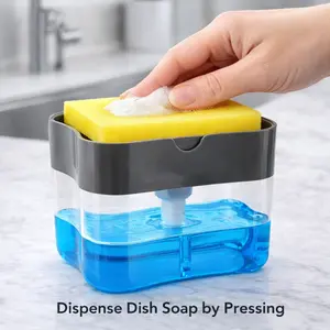 Liquid Soap Dispenser Pump – Black Refillable Bottle for Kitchen, Bathroom & Sink Use summervibes Non-stick Burger Press with Silicone Paper