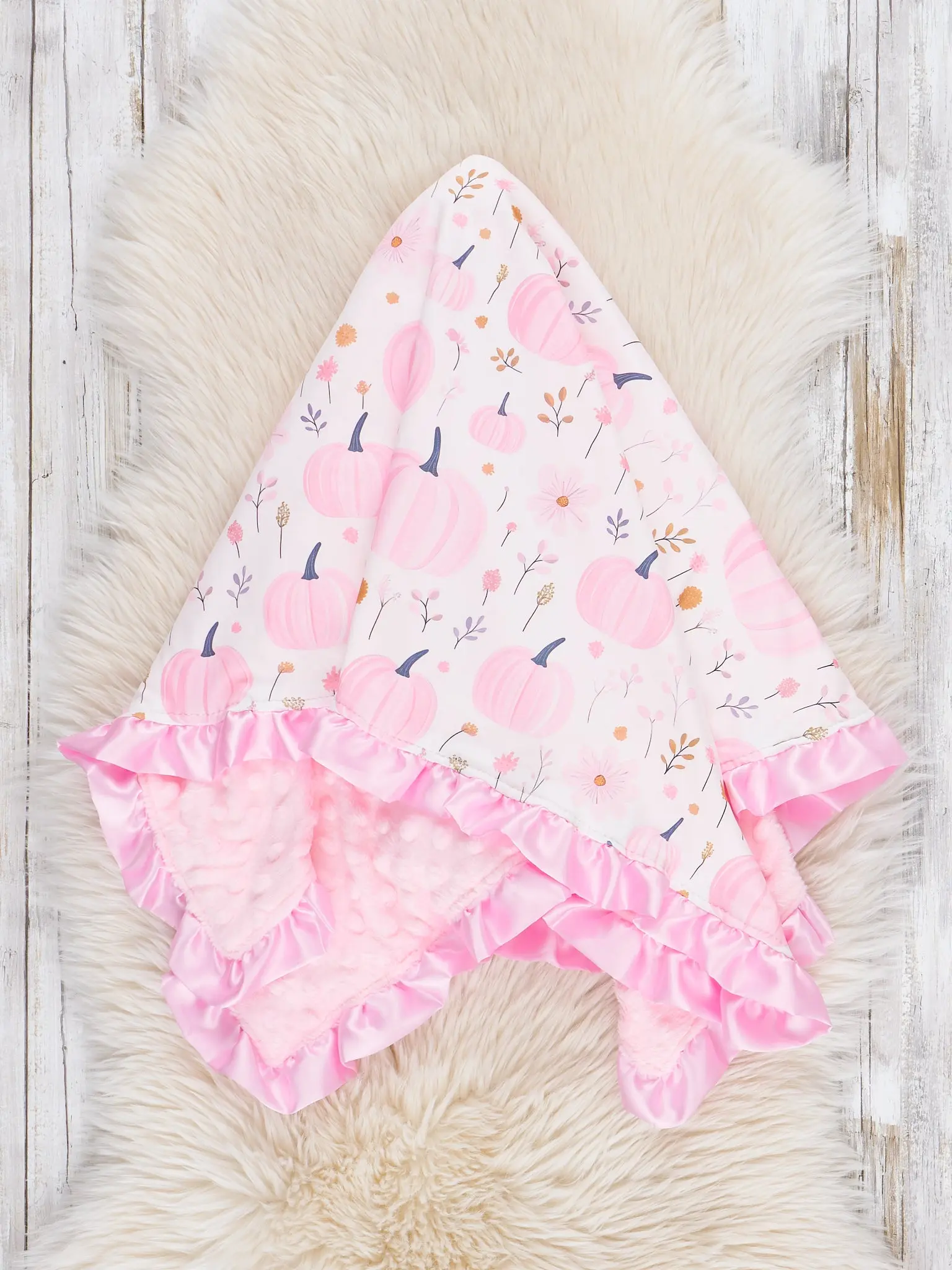 Cozy in the Patch Minky Blanket