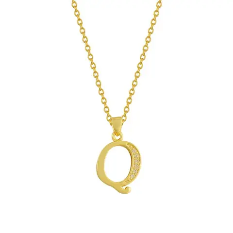EVRY JEWELS Gold or Silver Plated Women's Hypoallergenic Say My Name Necklace
