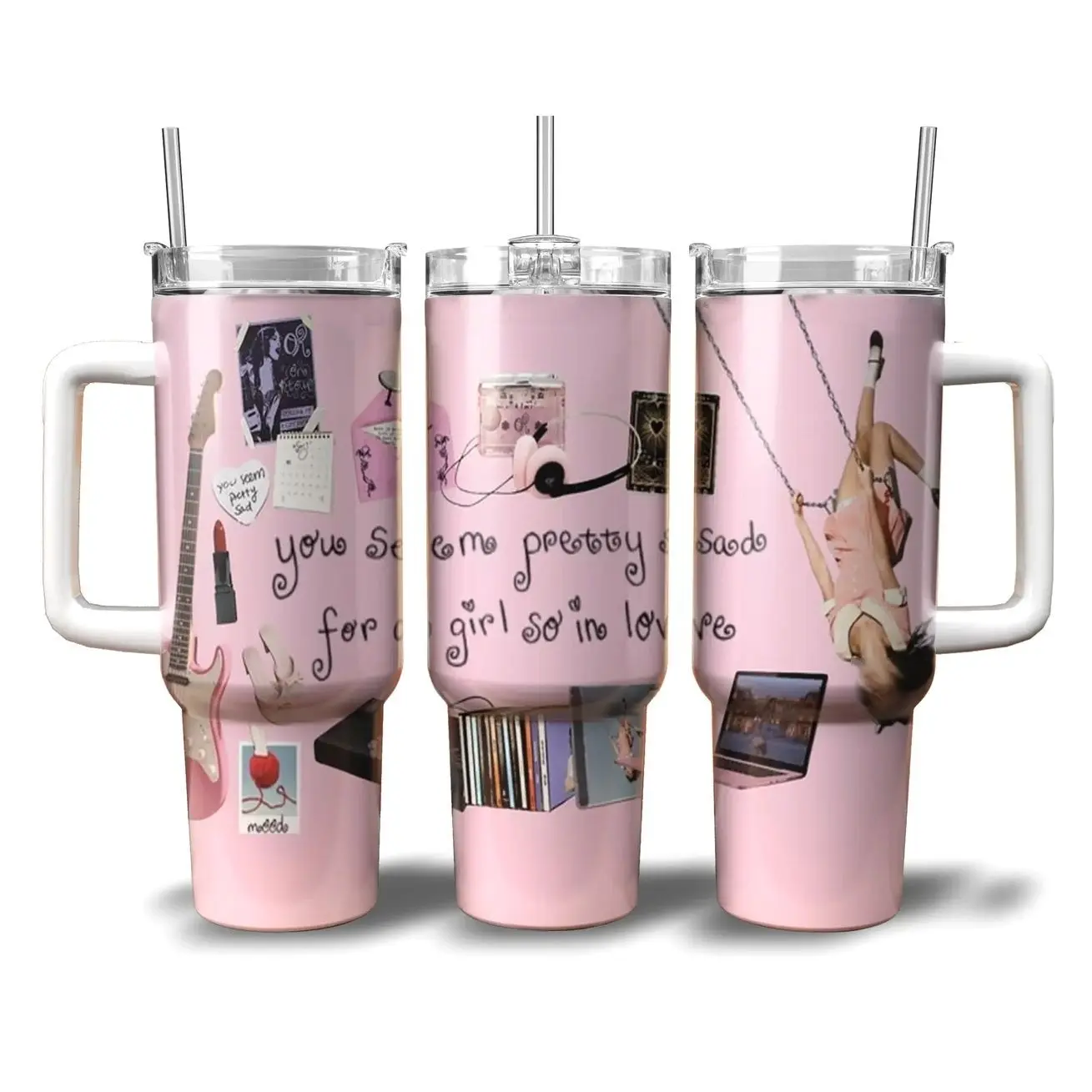 Olivia Tumbler 40oz 30oz 20oz - You Seem Pretty Sad For A Girl So In Love New Album Tumbler The Unraveled Tour 2026 Graphic Tumbler Vintage Concert Merch Gift for Olivia Fans