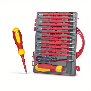 Multifunctional Insulated Electrician Screwdriver Set, Home Repair Tools, Cross Phillips Bits, Essential Maintenance Kit