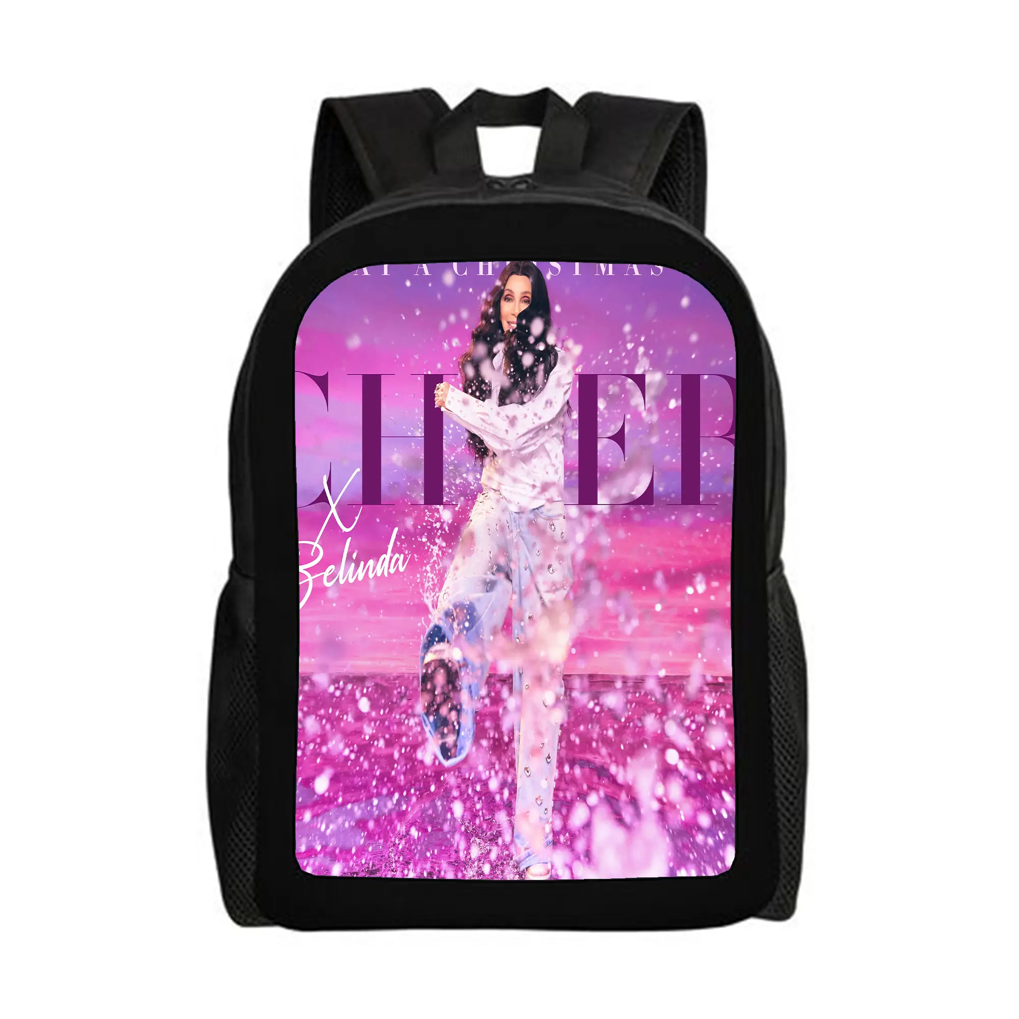 Cher-Backpacks for Girls, Cute School Backpack, Aesthetic Bookbag for Teens, Lightweight Classic Backpack for Travel, Work, Picnic A-4