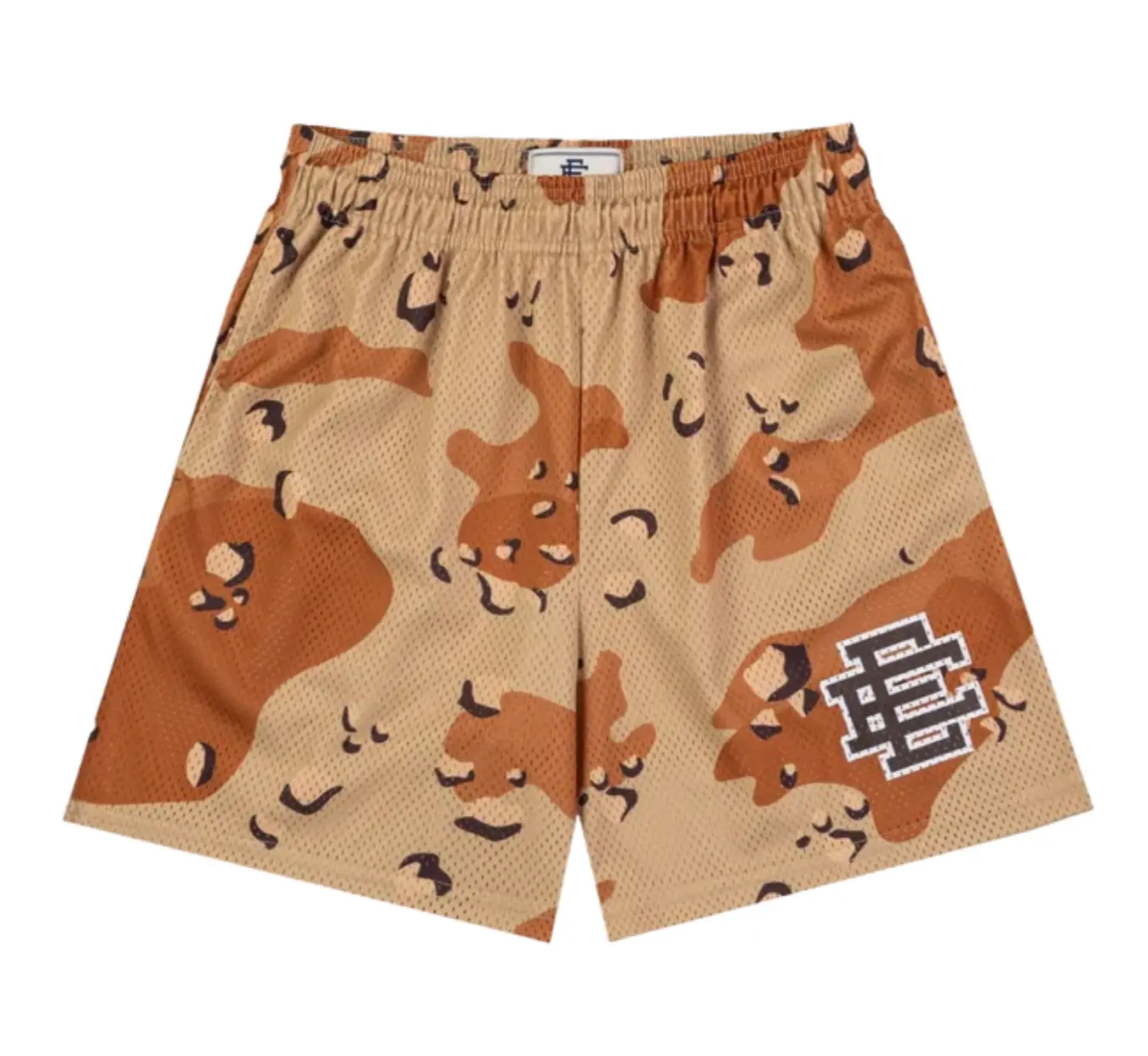 EE Basic Shorts Camo Chip Brown, Youth & Adult Mesh Basketball Shorts