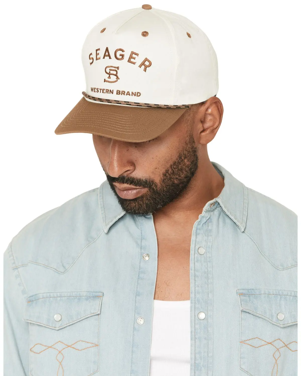 Seager Men's Men'S Branded Ball Cap - Mhs23brandbrwn