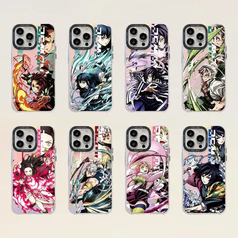 NganGee Color-Changing Silicone-Plastic iPhone Protector Cover - Anime & Manga Style Case for iPhone 1-16 Plus/14 Plus/17/17 AIR/17 PRO MAX, Unique Dynamic Accessory GN1-8