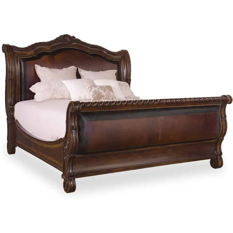 A.R.T. Furniture Valencia - 5/0 Uph. Sleigh Bed FB  209145-2304FB