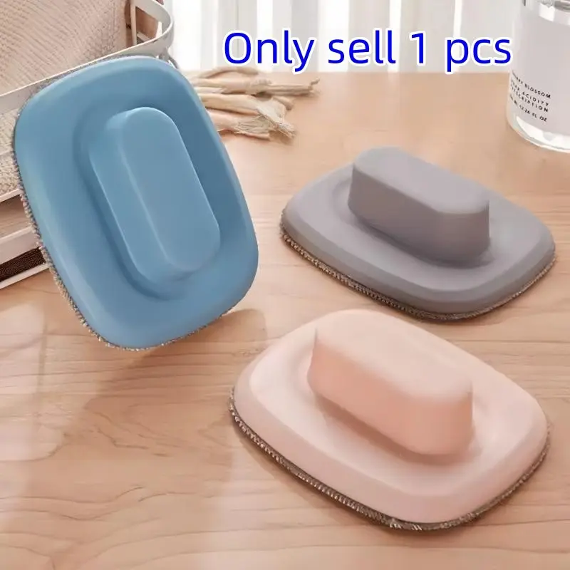 Window Screen Cleaning Brush, Dual-Use Dry Wet, Thickened Lightweight, Handheld Mesh Brush, Plastic Material, Home Glass Cleaner