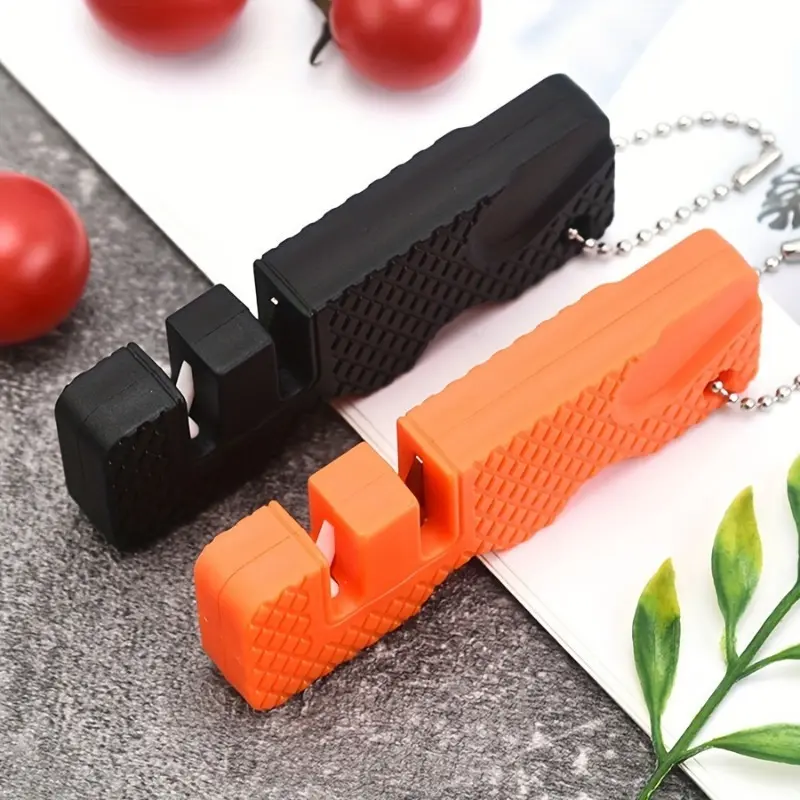 1pc Outdoor camping portable multifunctional knife sharpener and sharpening stick