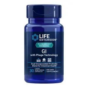 Life Extension FLORASSIST® Probiotic GI with Phage Technology 30 Liquid Vegetarian Capsules Life Extension FLORASSIST® Probiotic GI with Phage Technology 30 Liquid Vegetarian Capsules