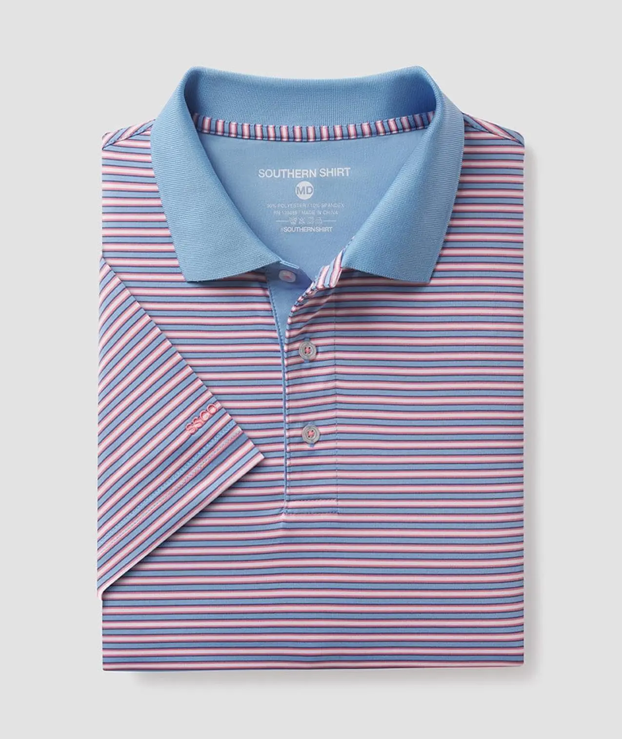 Starboard Stripe Polo - Horizon Blue