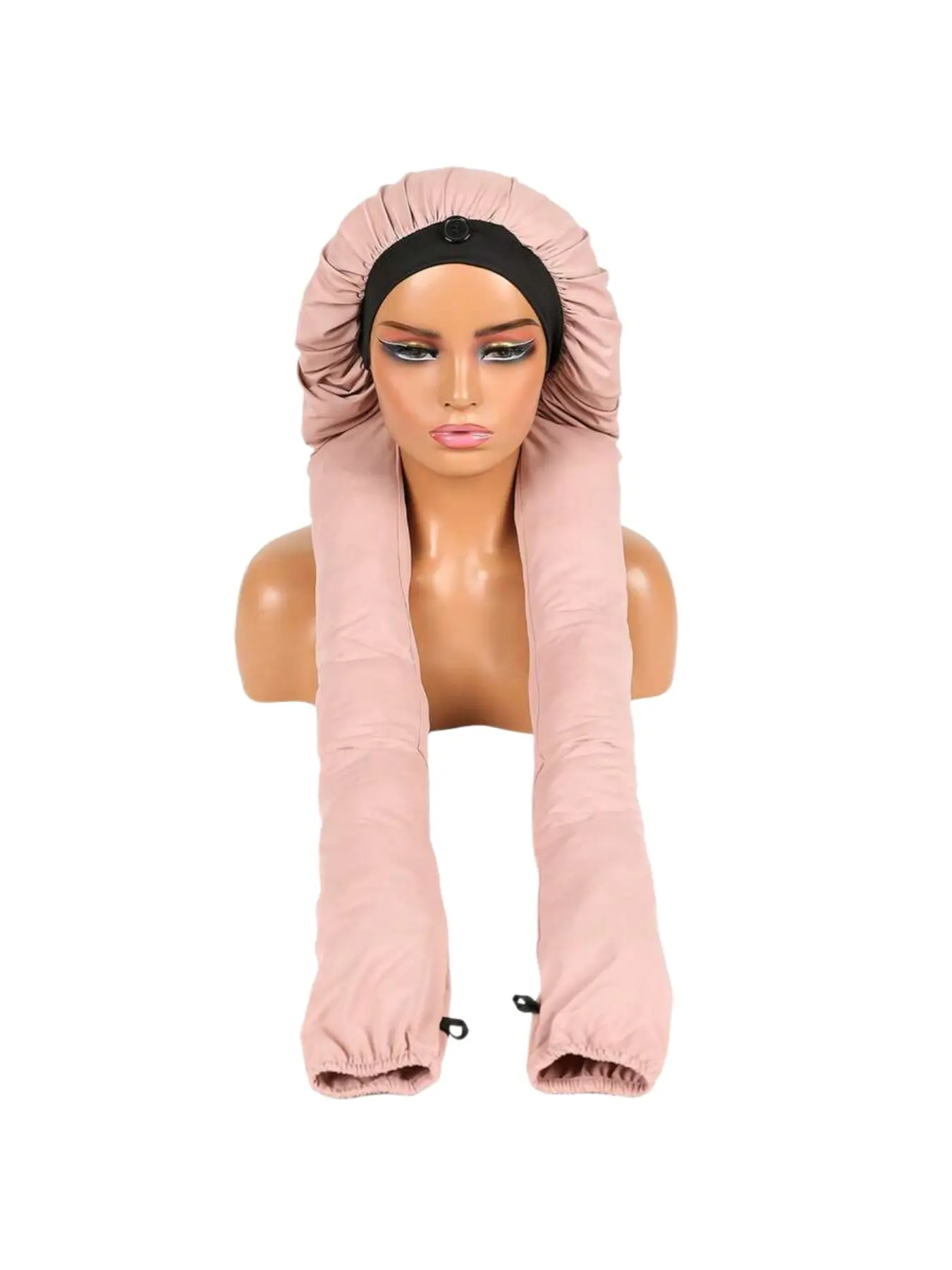 Dual-Use Soft Breathable Long Hair Sleep Hat, Smooth Comfort, Suitable for Braided Sleep Headband, High-Quality Women's Sleep Cap, Bonnets For Sleeping