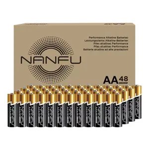 Nanfu Alkaline AA Batteries 48 Pack Accessories