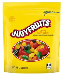 Wonka Jujyfruits Gummy candy, Assorted Gummy Candy, 12oz Resealable Bag