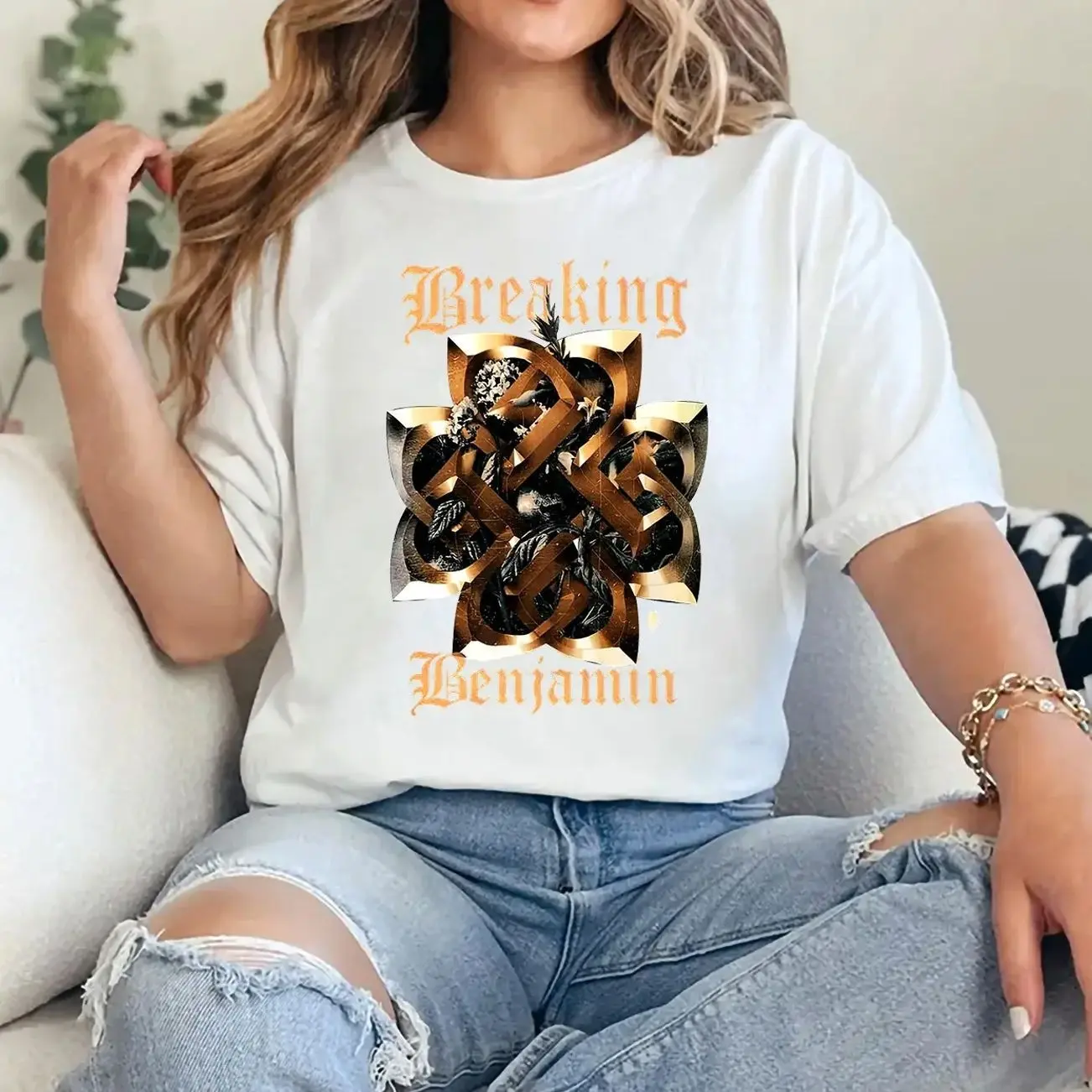 Breaking Benjamin Shirt - Breaking Benjamin Tour T-Shirt - Unisex, Gift for All 7LU