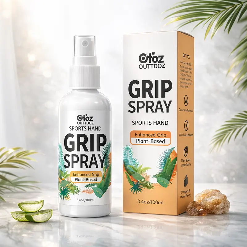 OUTTDOZ Plant-Based Pole Dance & Aerial Yoga Grip Spray - Beginner-Friendly Training Solution, Quick-Dry, No Chalk Residue, Clean Finish, Compact, Anti-Slip Surface, Enhances Gymnastics Spins/Climbs, For Home Workouts To Studio Classes