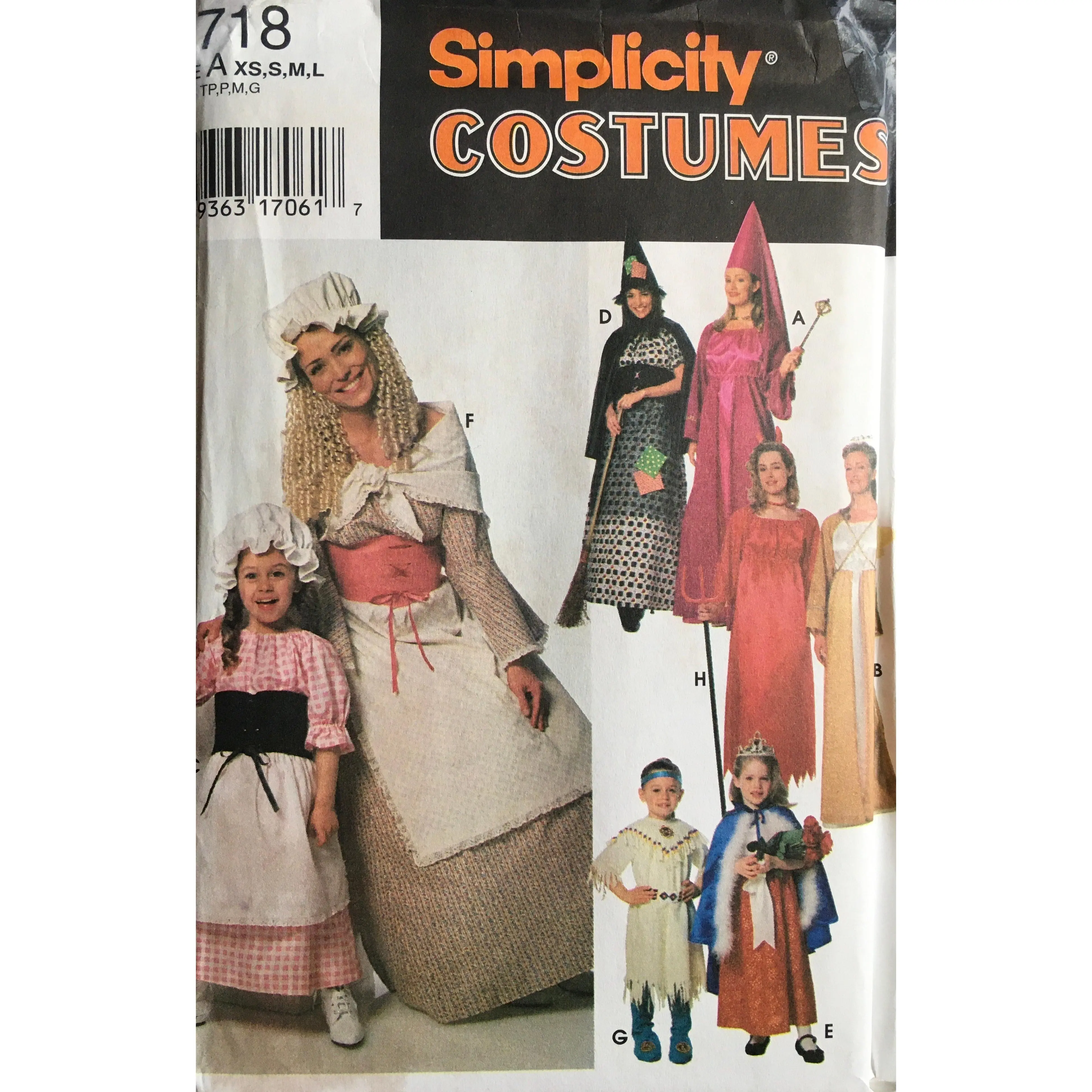 Simplicity 9718 Sewing Pattern (Vintage) UNCUT