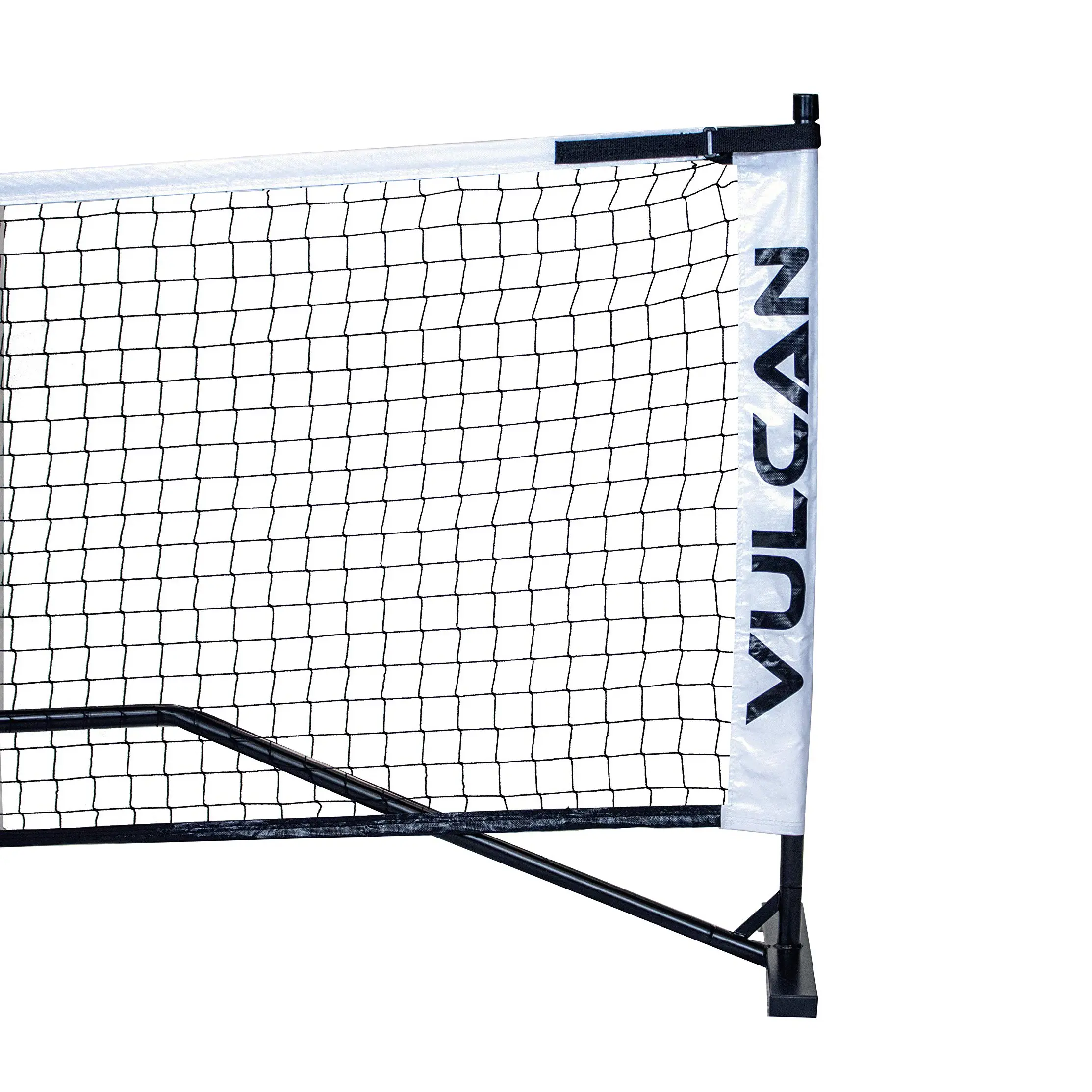 Vulcan Full Size Portable Pickleball Net with 22' x 36" 1.5mm Knotless Netting & Portable Frame, Ideal for Sport Use
