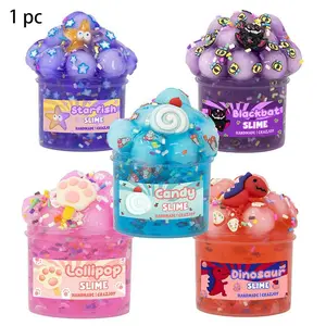 Coconut Slime Butter Slime Kit Bullhead Glue Decompression Crystal Mud, Suitable for Party Gifts, Sprinkle Slime
