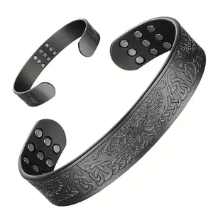 1pc Magnetic Bracelets For Men, Copper Bracelets For Men,, Men's Bracelets For Jewelry Gift