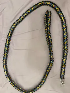 handmade cobra braid leash