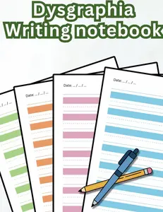 Dysgraphia Writing Paper for kids: Adaptive Paper to Tracing and writing practice for dysgraphia