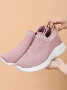 Women's Solid Color Breathable Mesh Sneakers, Casual Comfortable Sports Running Shoes, All-match Non-slip Walking Fitness Work Shoes for Daily Wear
