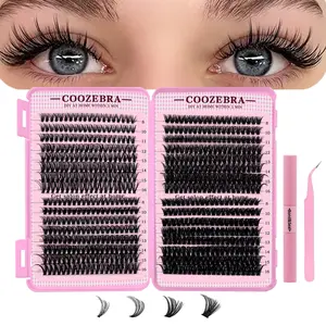 False Eyelash Clusters, Lash Extension Kit, Lightweight Cartoon False Lashes, Single Root Fake Lashes, Halloween Makeup Lashes, Mixed Lengths