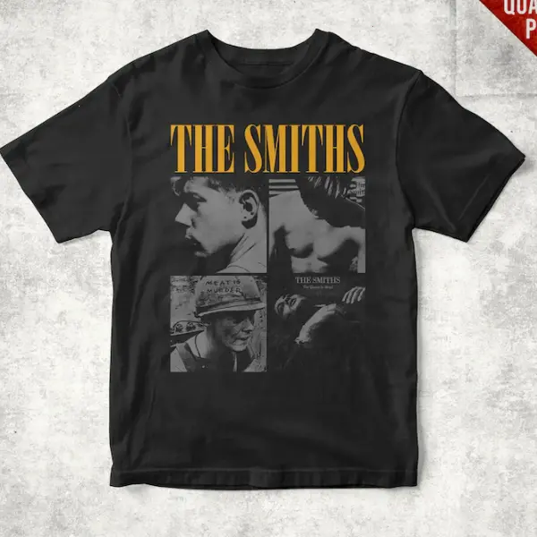 the smiths blue and white t shirt - TikTok Shop