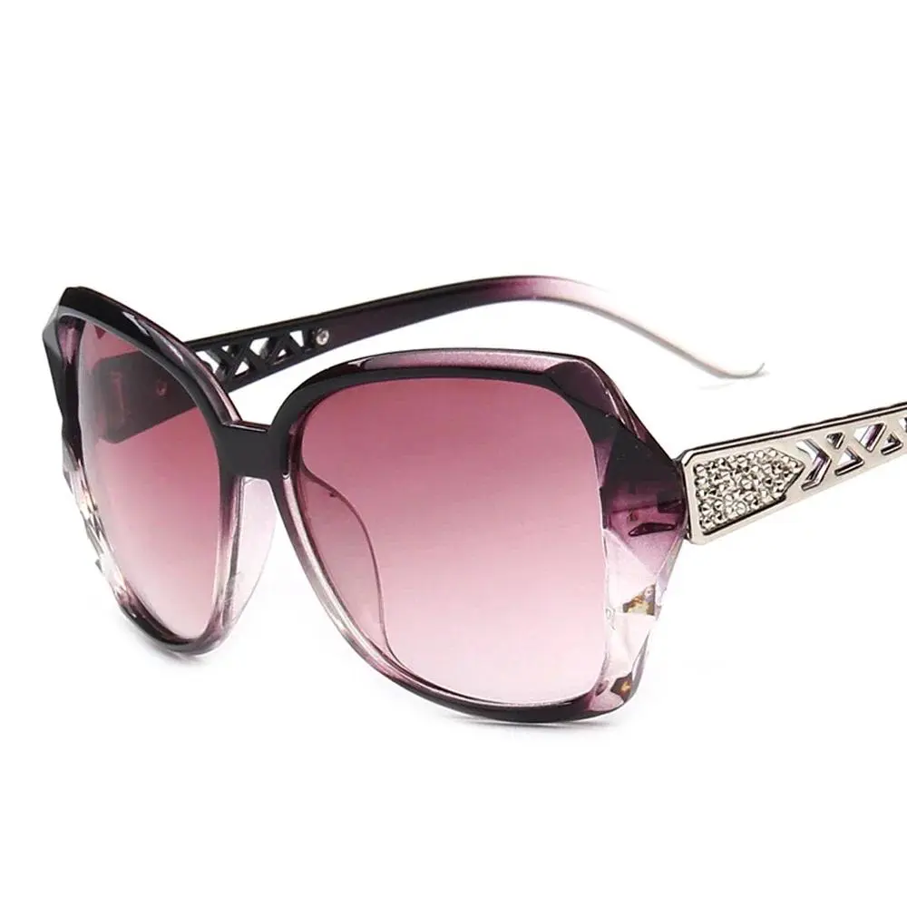 Women's Oversized Square Sunglasses, Fashionable Purple Polycarbonate Frame with Mirrored Lenses, Designer Style Eyewear, Sunglasses Mirrored, Trendy Square Sunglasses