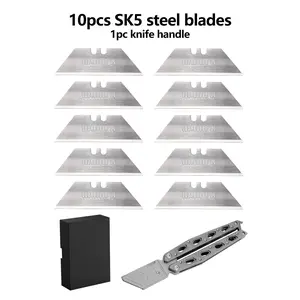  Precision Blade Knife with Strong Handle for Effortless Cutting Utility blades + 10 sheets