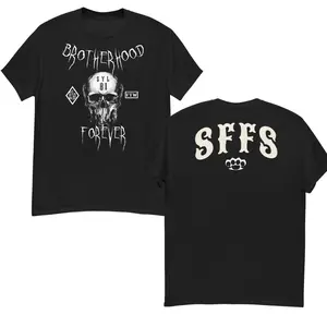 HA Support 81 T-Shirt, Brotherhood Skull Biker Graphic Tee, Vintage Rider Shirt, Full Sizes, Full Colors