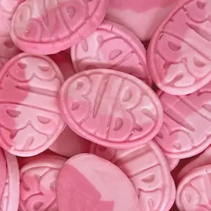 Bubs Wild Strawberry Pomegranate Oval 1/2LB Bag