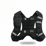 Unisex Adjustable Resistance Weight Vest - 6lb/8lb/12lb/16lb/20lb/30lb, Reflective Stripe, Strap, Neoprene Mesh, Mesh Pocket, Balanced Load, Weight Equipment for Core Strength & Resistance Training, Bodybuilding Vest