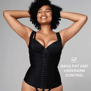 360 Shaping Vest - Ultra-Breathable High-Compression Shaper for Full Support Upper Back Waist Lower Abdomen Comfortable Daily Wear