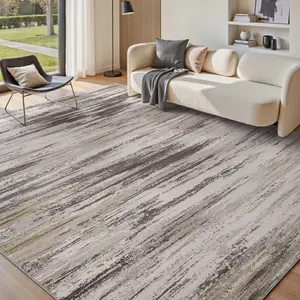 [Clearance] MontVoo Modern Abstract Area Rug, Machine Washable, Minimalist Cozy Vibes, Non-Slip, Soft & Dirt-Resistant, Easy-to-Clean for Living Room, Entryway, Bedroom & Kitchen, Home Decor