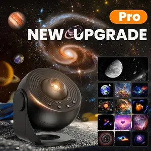 New HD Earth Projection Lamp Pro Upgrade Version, 13 Film Sheets, Galaxy Globe Projector, Starry Projector, Home Decor Table Light, Model Bl-Dqy02