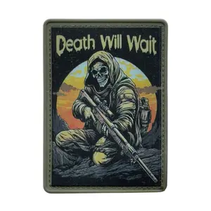 DEATH WILL WAIT PVC MORALE PATCH