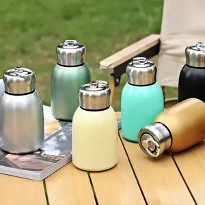 New National Style Little Fat Boy 304 Insulated Cup, Outdoor Portable Handle Pocket Mug, Warm Time 7-12 Hours, Model Xinghao Cy-001