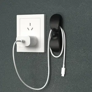 Random Color 2pcs Kitchen Appliance Power Cord Organizer Self-Adhesive Wire Management Clips, Durable & Convenient Cable Holder