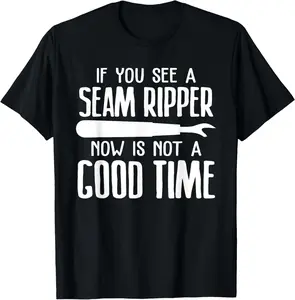 100% Cotton Funny Quilting Gift For Women Quilter Seamstress Cool Sewing T-Shirt