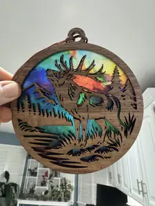 Elk Suncatcher for Sunny Window